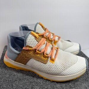 Olukai Wailuku 9 Women Mesh Sneakers Wet Grip Rubber 20478-WBZC Blue Peach